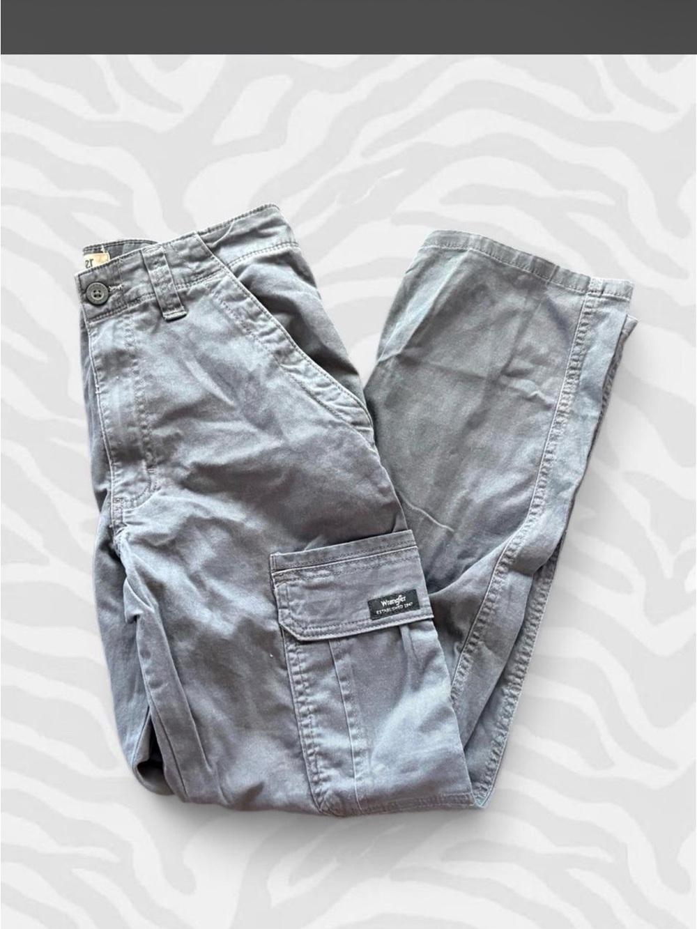 Wrangler Men's Light Gray Cargo Pants